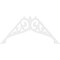 Ekena Millwork Pitch Carrillo Architectural Grade PVC Gable Pediment, 72"W x 42"H x 1"P (14/12) GPP072X042X100CRL - alternate 2